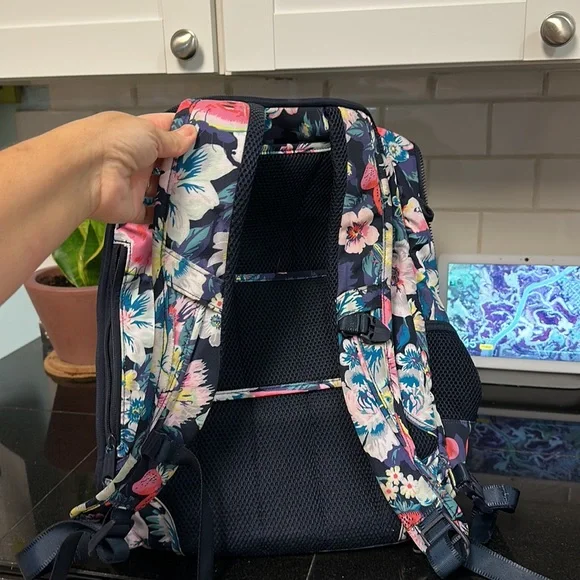 Vera Bradley Floral Backpack - Navy and Multicolor - Picture 12 of 16